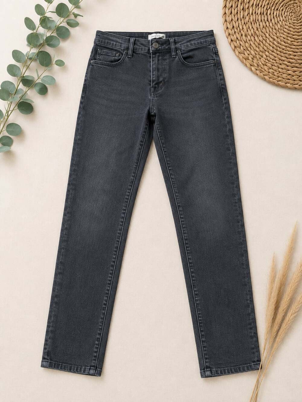 Madewell 9 Inch High Riser Skinny Skinny Jeans Black Gray Size 26T